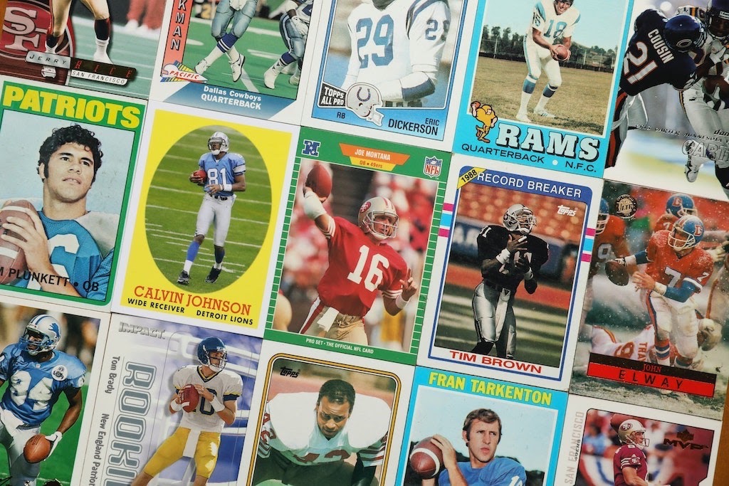Picture of Football Sports Cards