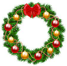 clip art of christmas wreath