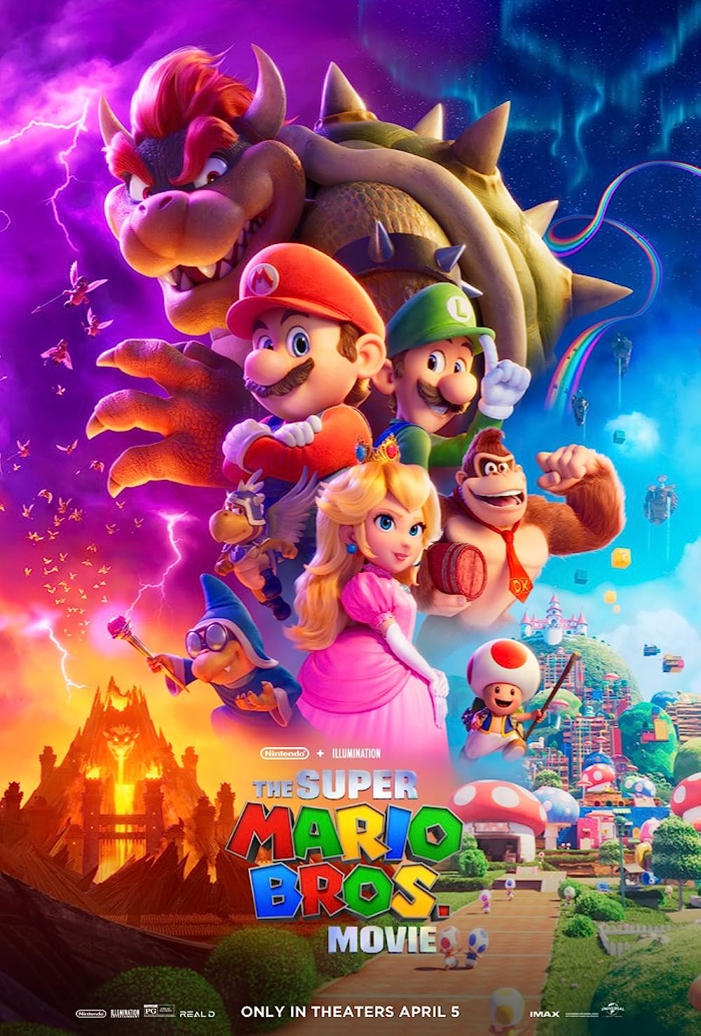 Poster for the Super Mario Brothers Movie
